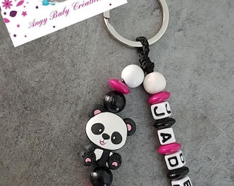 Porte clé thème panda