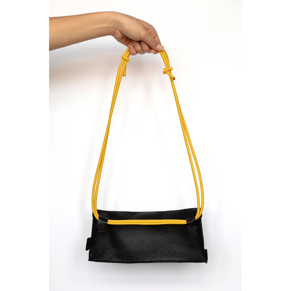 Black Leather Bum Bag Black Bum Bag Leather Bag Waist Bag Etsy