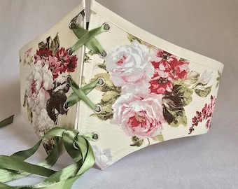 Floral Underbust Corset Belt: Fairy Waist Women Custom