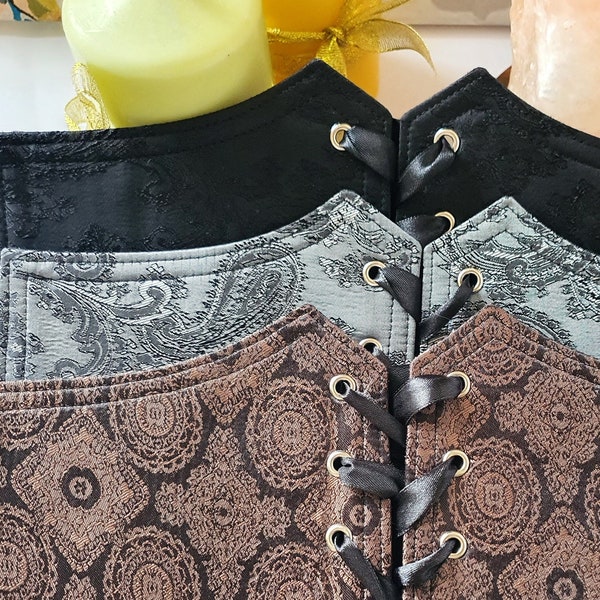 Ceinture corset Renaissance, corset taille gothique, corset personnalisé Pirate plus taille, Cadeau pour elle.