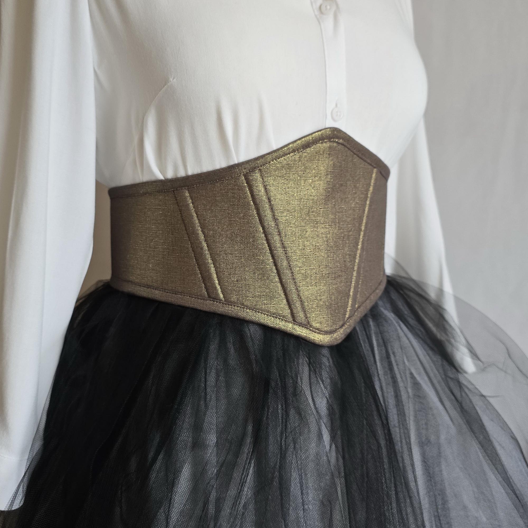 Vintage Handmade Brass, Copper & Silver Leaf Corset Belt Corset Belt Copper - Etsy main image 3