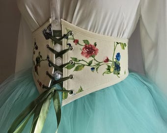 Corset Belt Renaissance Faire Costume Women Lace Up