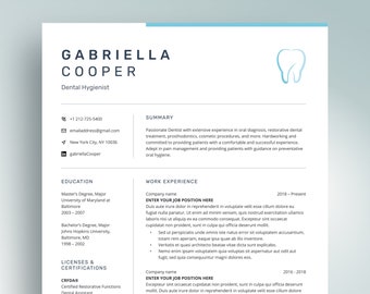 Modello di CV medico per Word Moderno Curriculum Modello ...