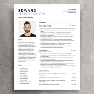 Technical Resume Template: Canva & Pages CV with Cover Letter