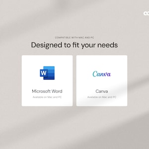 Modern Resume Template for Word and Canva | Creative Resume with photo | Professional CV Template for Designer | Editable Resume