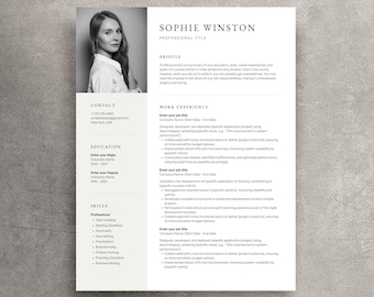 Creative Resume Template: Modern CV Design for Canva & Mac Pages