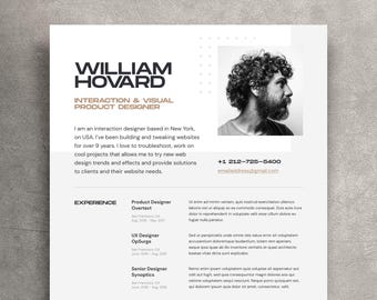Modern Resume Template for Word & Canva | Designer CV