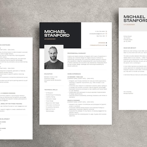 Modern Designer Resume Template: IT & Tech Roles (Canva)