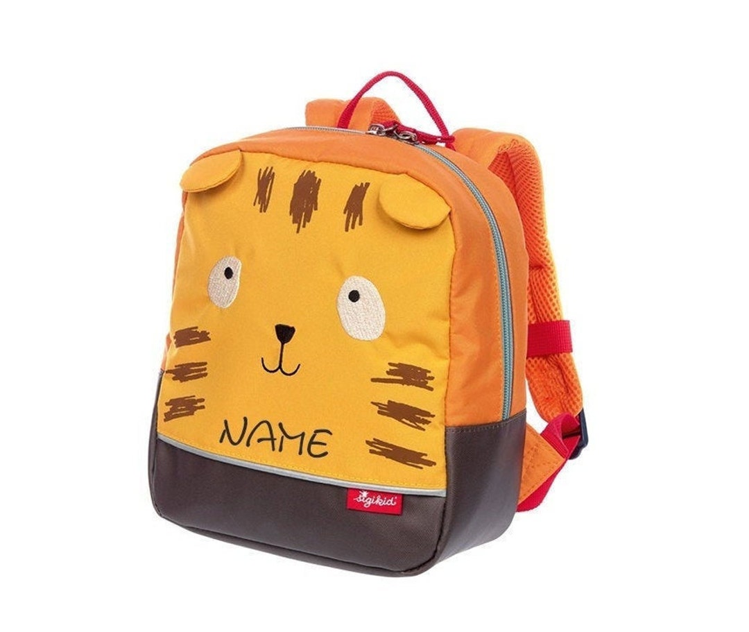 Sigikid Backpack Tiger Embroidered With Namebackpack Nurserybackpack for  Kitabirth Giftfirst Backpackneedlecat - Etsy