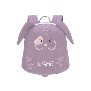 Backpack kindergarten Fuchs & Co. embroidered with name Backpack personalized LÄSSIG Tiny Backpack Children's backpack with name 10 Hase mit Namen