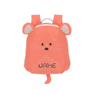 Backpack kindergarten Fuchs & Co. embroidered with name Backpack personalized LÄSSIG Tiny Backpack Children's backpack with name 14 Maus mit Namen