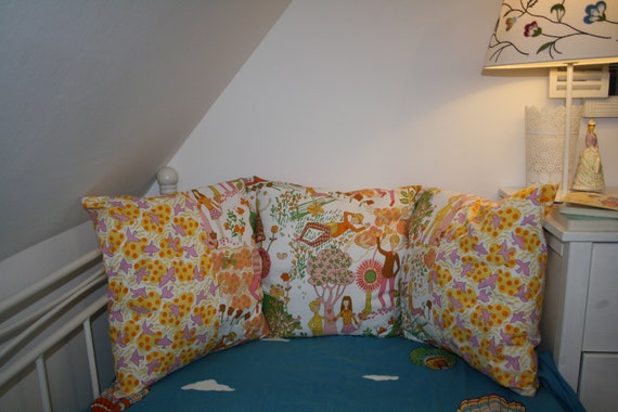 Cuddle Corner Bed Wall Pillow Without Filling Pad Etsy