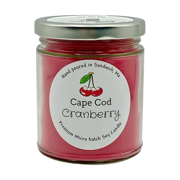 Cape Cod Cranberry Soy Candle 8 oz.