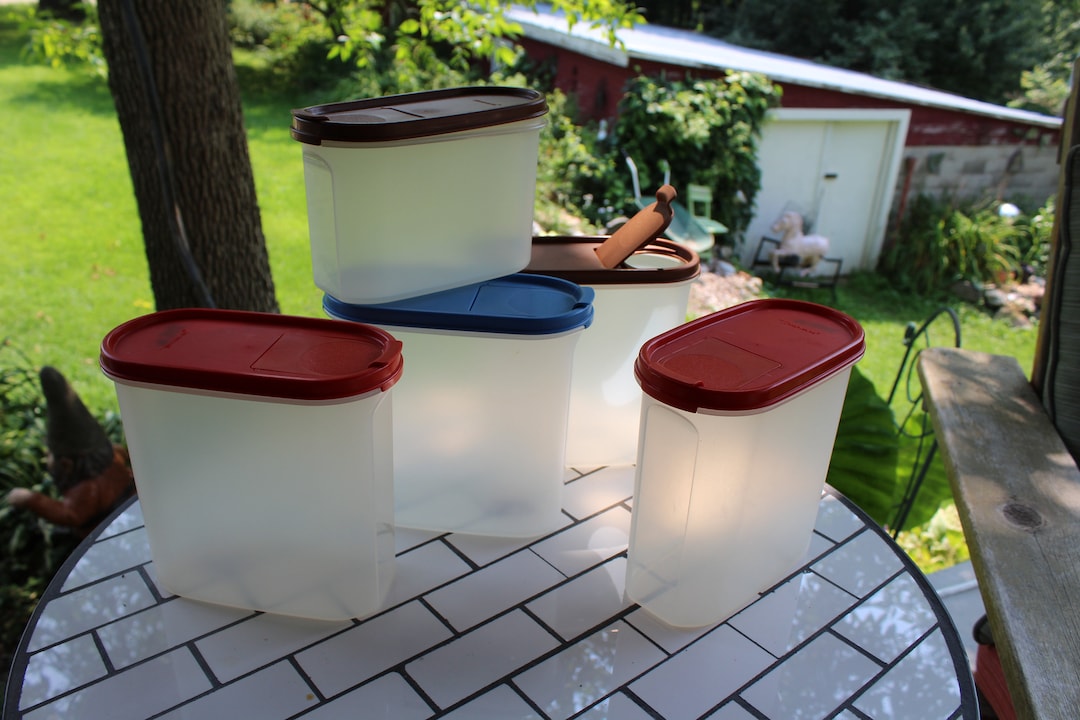 Vintage Tupperware Pantry Storage Containers Etsy