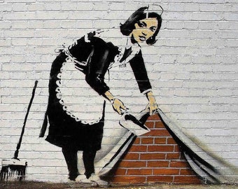 BANKSY - Because I'm Worthless - エディション番号 62/150、50 x 70