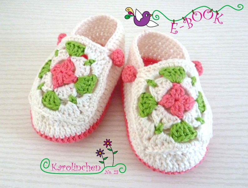 ebook 23, Babyschuhe mit Granny S... Bild 1