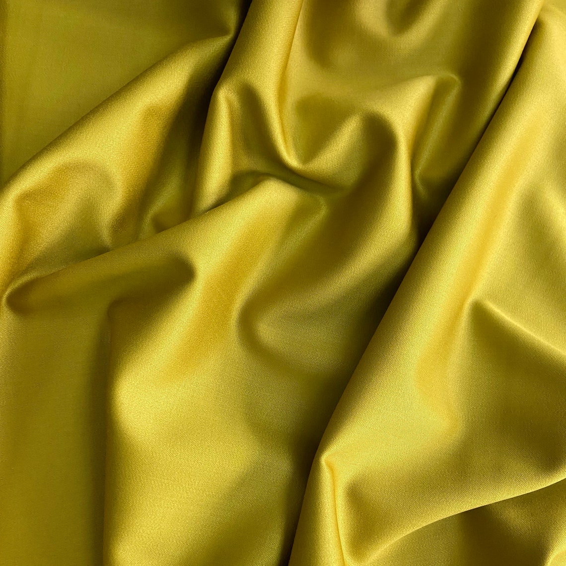 1/2 Yard Mustard Color Italy Wool Fabric Wool Elastane Fabric Etsy Canada