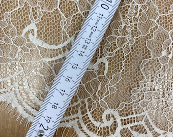 White lace trim, Chantilly lace, French Lace Trim, Wedding Lace, Lingeri Lace