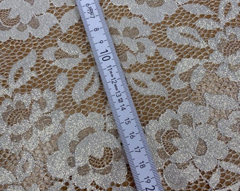 White lurex lace trim, Delicate Chantilly lace, French Lace Trim, Wedding Lace, Lingeri Lace