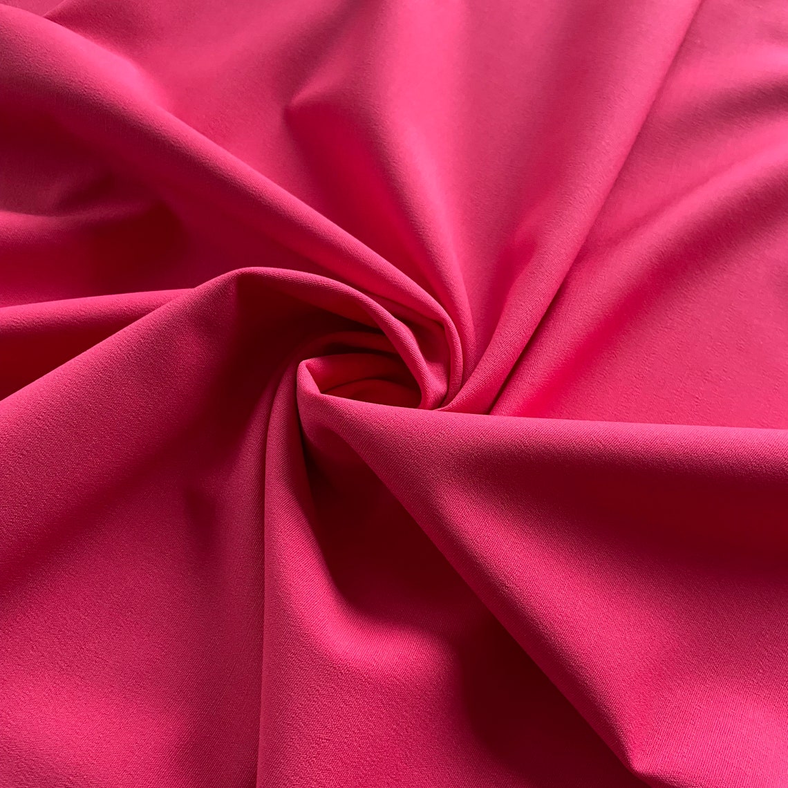 Half Yard Dark Pink Color Fabric Quality Italian Wool 50 Cm X Etsy