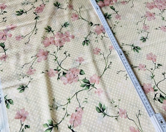 Pure silk with viscose fabric beige color,  fabric for dress, blouse, 54”/140 cm width, fabric by the yard from Italy, famous brand fabric