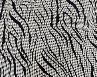 Cotton Acetat Fabric, blue abstract picture Fabric 100x150 cm