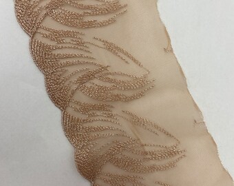 Beige lace trim, Delicate Chantilly lace, French Lace Trim, Wedding Lace, Lingeri Lace