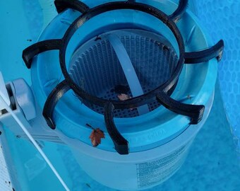 Jlobnyiun Pool-Skimmer Saugplatte | Adapter Zum Ansaugen Für Eingelassene Pools | PVC, Ca. 17.7 Cm | Einfache Montage & Wartung