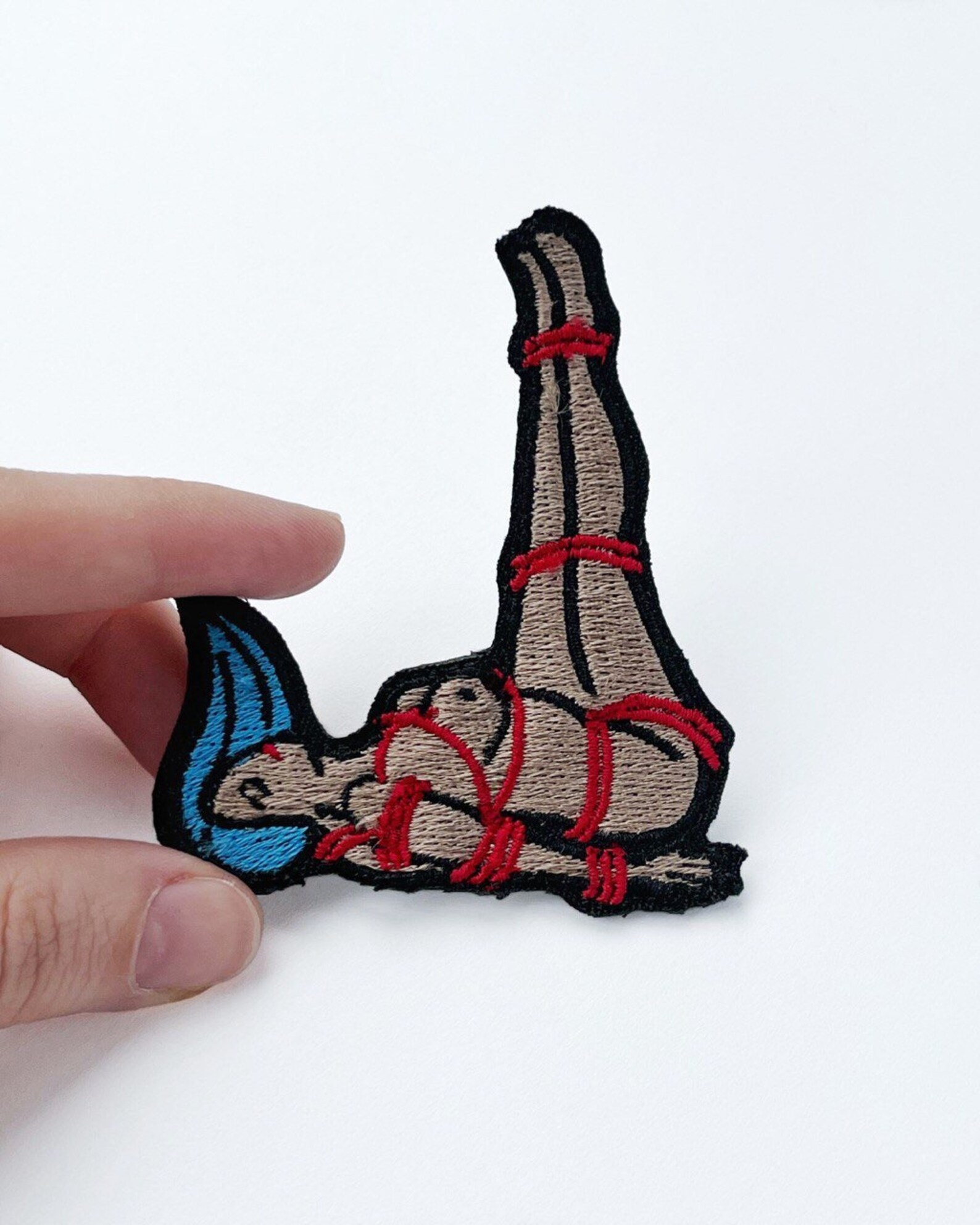 Shibari Girl Morale Patch Shibari Patches Kinky Patch Adult Etsy