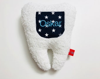 Tooth fairy pillow for boys with name