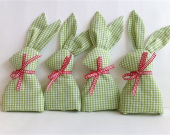 Egg warmer bunny friends set of 4 green/white