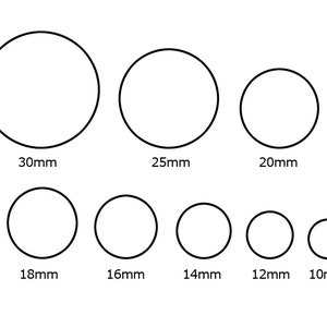 Muster Cabochon Vorlagen für runde Bottlecaps und Cabochons in allen gängigen Größen Bild 3