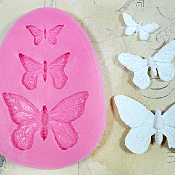 moule en silicone papillon