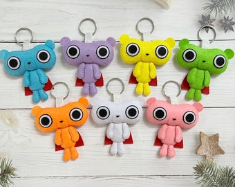 フェルト製ぬいぐるみキーホルダーセット 12個 Amazon.co.jp: [EXCEART] 12 個 キー チェーン クマ