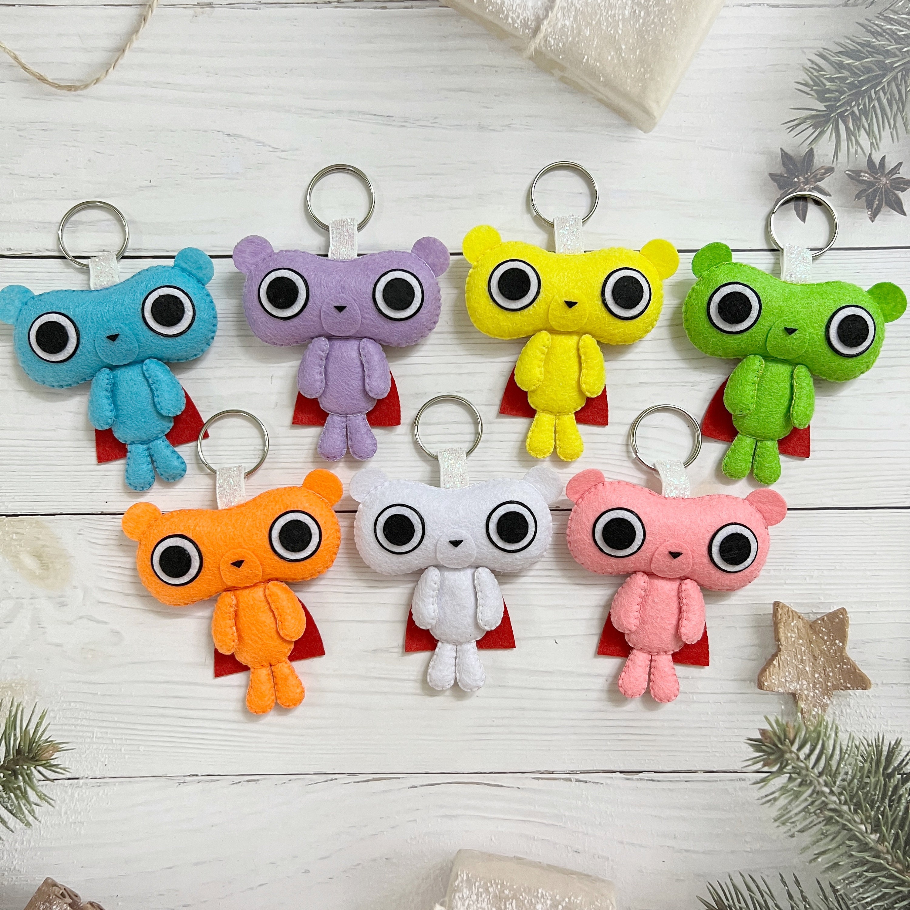 Needle felting supplies Split Key Rings Keychain Split Rings Silver An –  Feltify