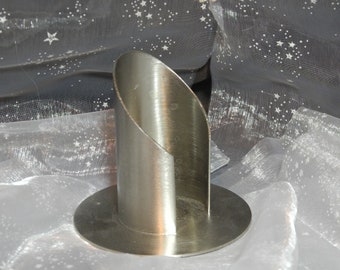 Kerzenständer  4 cm SILBER, Taufkerze, Kommunionskerze, Kerzendeko,Lebenslicht, Lebenskerze,Kerzenständer für Taufkerze u. Kommunionskerze