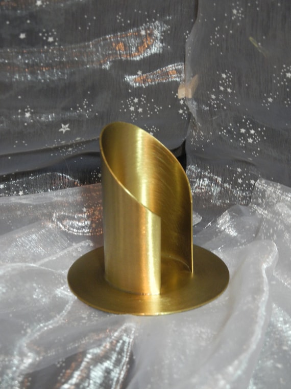 Kerzenständer, GOLD-offen 4+5 cm, Taufe, Taufkerze, Kerzenhalter, Kommunionkerze, Taufkerzen, Kerzenhalter für Taufkerze, Taufkerze Mädchen,