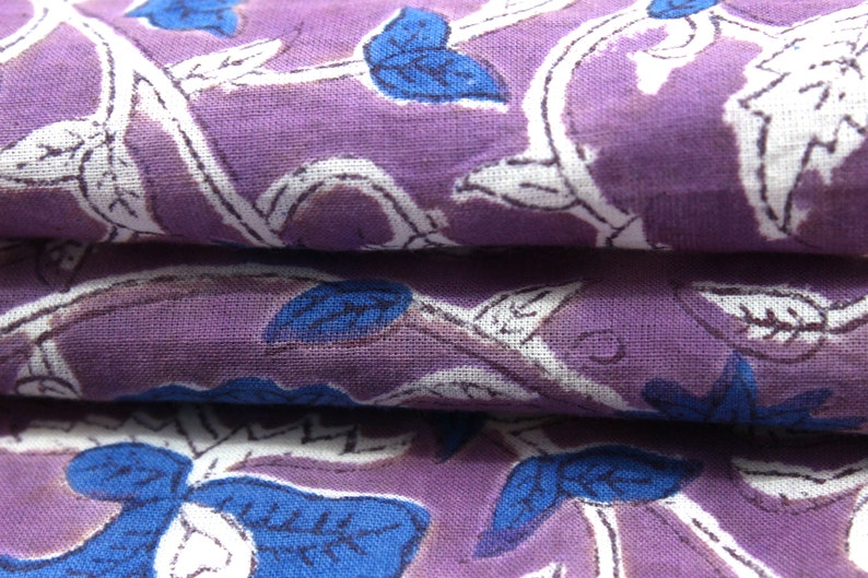 20 Yard Traditional Fabric Indian Jaipuri Fabric 100/% Cotton Fabric Dress Making Fabric Running Fabric Sewing Fabric