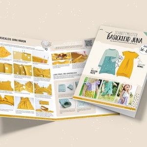 Papierschnittmuster "Basickleid Juna" von Lybstes (Gr. 56-122)