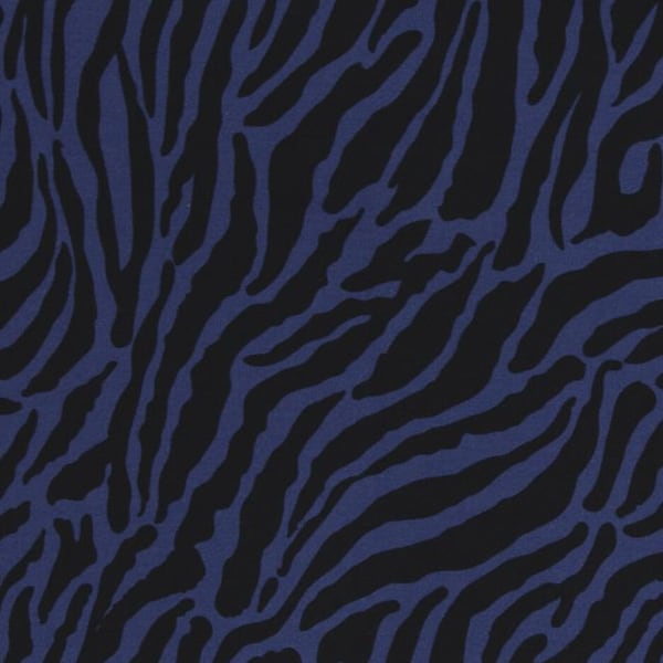 15,00 Euro/m Viskose Webware, "Klara", Animal Print, blau