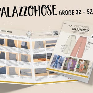 Papierschnittmuster "Palazzohose" für Damen, Lybstes, Gr. 32-52