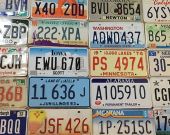 License plate | Etsy