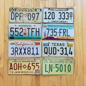 Custom Foreign License Plate - Etsy