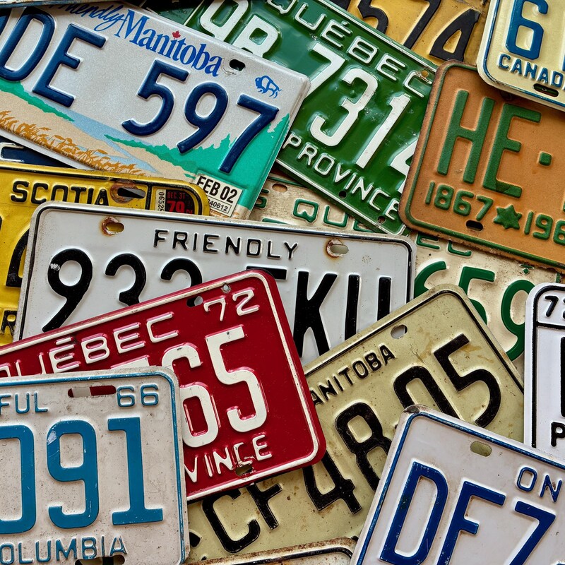 Initial D "13-600" License Plate – Metal Stamped, Screen-Accurate Replica (12" X 6")