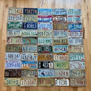 Vintage Kansas License Plate - Etsy