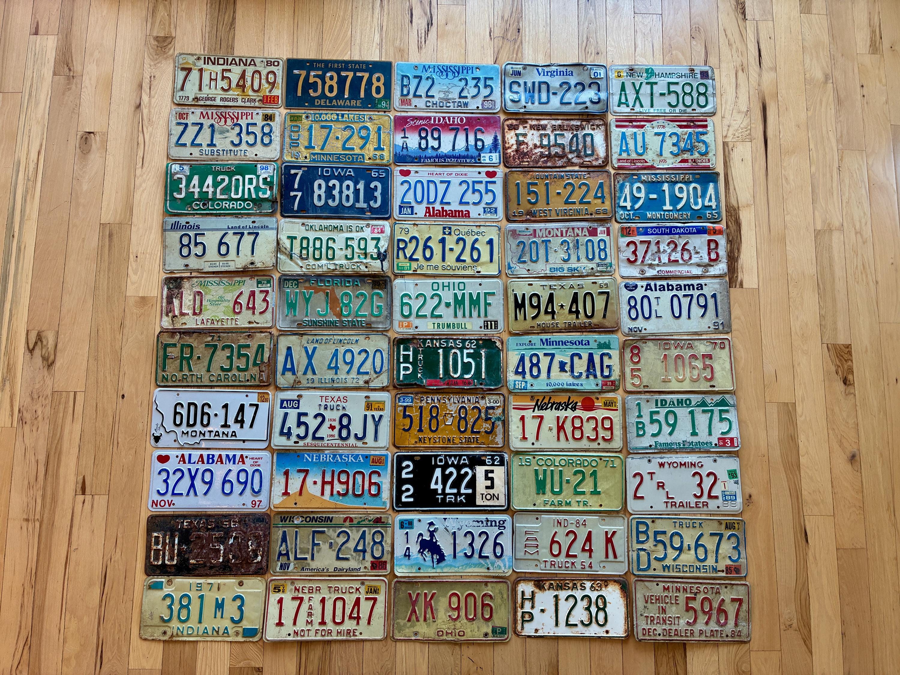 Virginia antique license plates - Etsy 日本