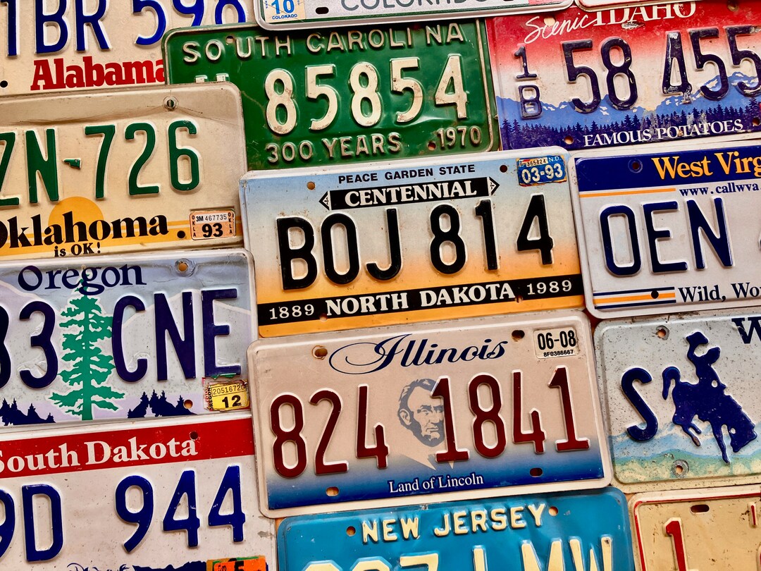 使用済みナンバープレート　used license plate. il_1080xN.4803540268_k0cw.jpg
