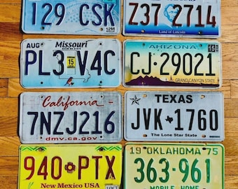 Craft/Worn Set of Route 66 License Plates