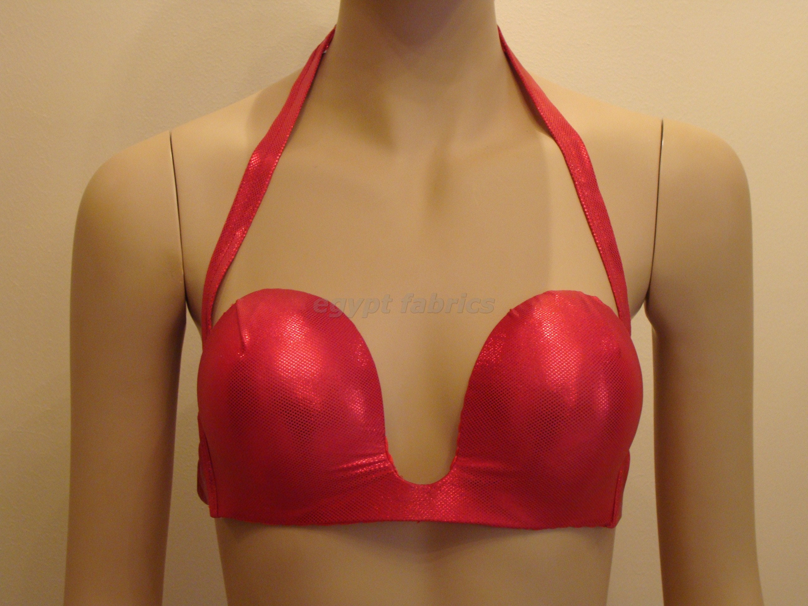 Egyptian Belly Dance Red Solid Dina Bra Bras Pick Color Etsy