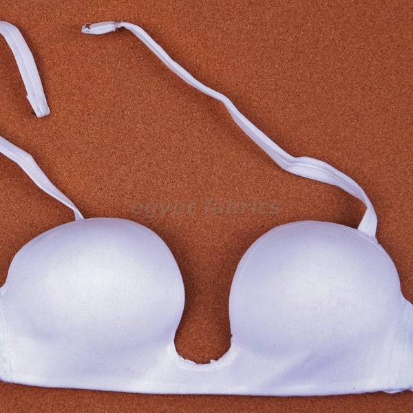 Egyptian Belly Dance White Solid Dina Bra Bras Pick Color
